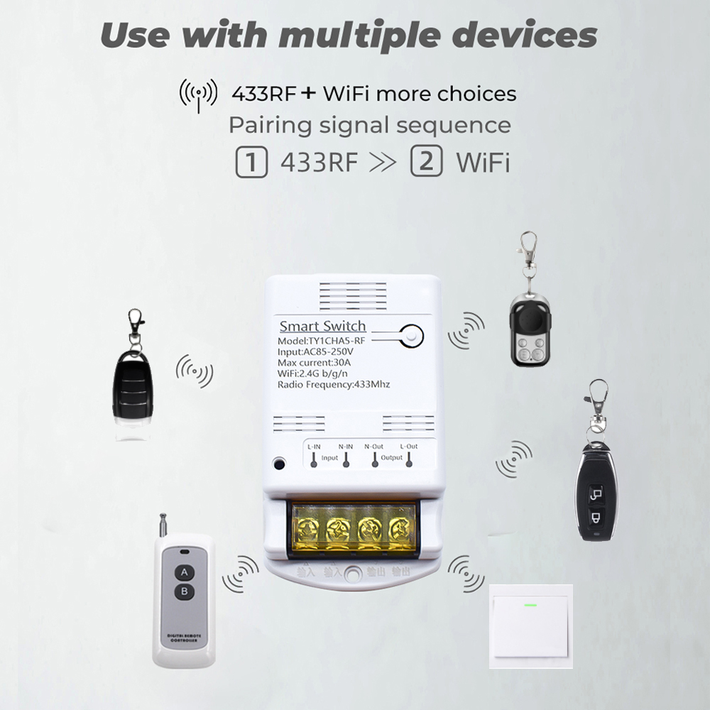 Wifi 30A 6600W 4000W Tuya Smar - Home Automation Technology review and price