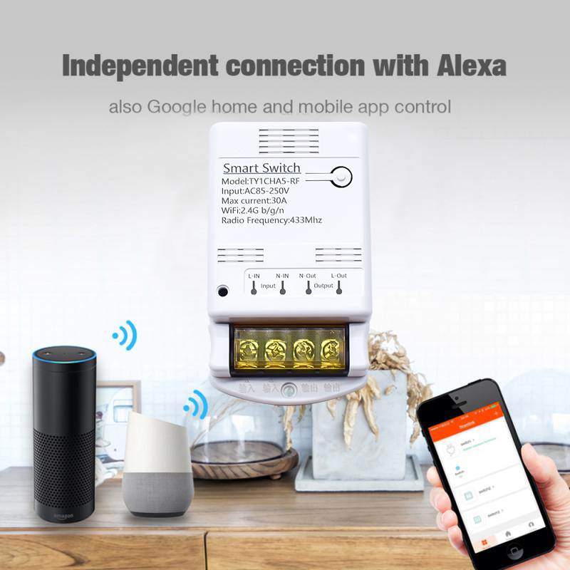 Wifi 30A 6600W 4000W Tuya Smar - Home Automation Technology review and price
