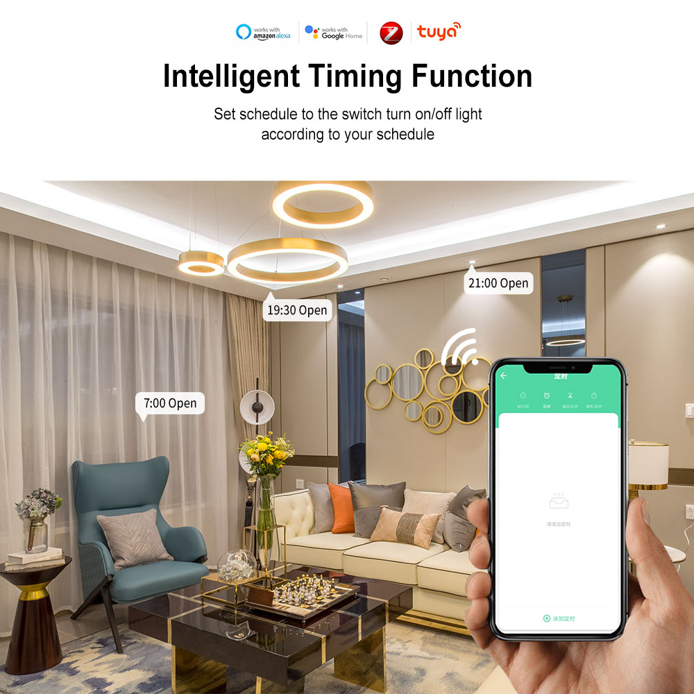 1-10pcs 30A 6600W Zigbee Smart - Home Automation Technology review and price