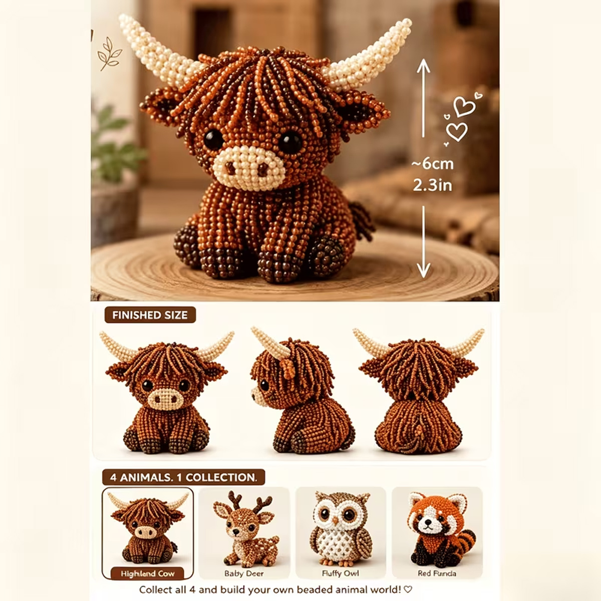 Mini 3D Beaded Animal DIY Kit, - Diy Automation Projects review and price